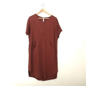 Eve Gravel short sleeve dress